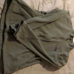 Olive green north face weather